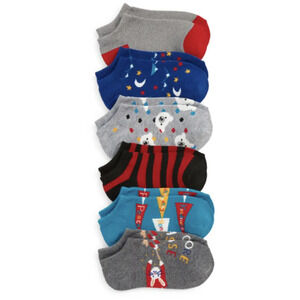 Tucker + Tate Assorted 6-Pack Lowcut Socks in Smore Please Pack​​​​​​​​​​​